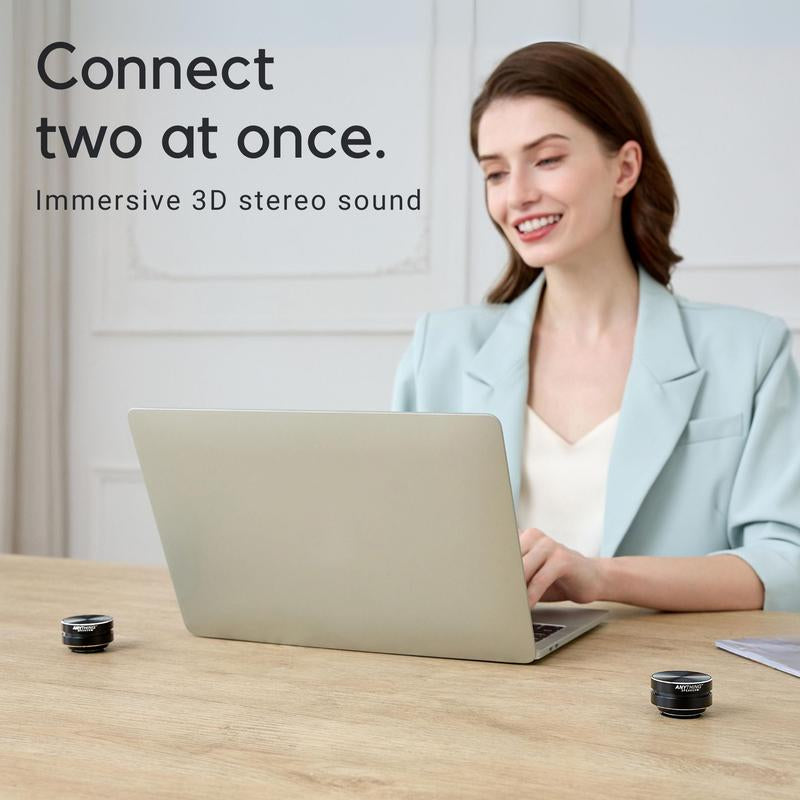 Anything Speaker - Turn Anything into a Speaker! Portable Mini Bluetooth Bone Conduction Speaker - Wireless Audio Humbird