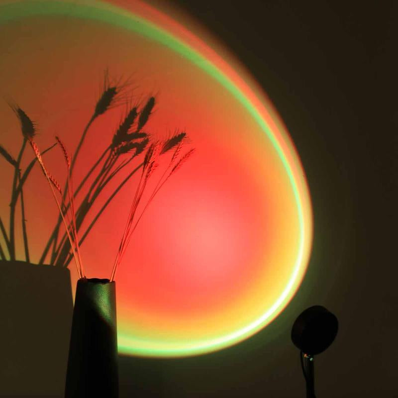 RGB Color Changing Projector Night Light, LED Projector Lamp with Remote Control, Room Lights, Ambient Light for Bedroom, Living Room, Home Decor
