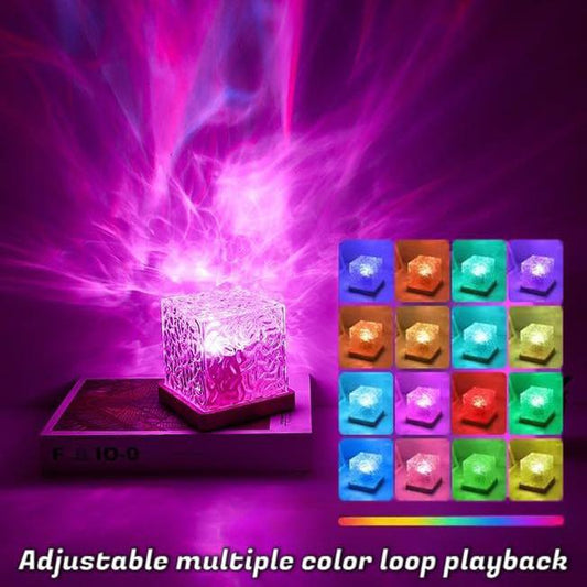 Ocean Wave Projector Night Light with Remote,Ocean Lamp,16 Colors LED Underwater Lamp,Night Lights for Adults,Water Lamp for Kids Room