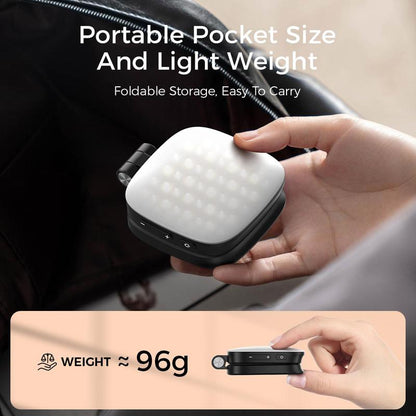 Foldable Magnetic Fill Light, 360° LED Selfie Fill Light, for Selfies, Phone Stand, Magnetic Selfie Light Compatible with Magsafe Iphone