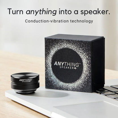 Anything Speaker - Turn Anything into a Speaker! Portable Mini Bluetooth Bone Conduction Speaker - Wireless Audio Humbird